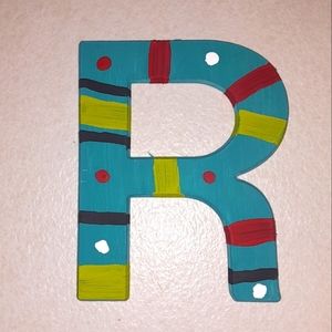 HANDPAINTED INITIAL LETTER R